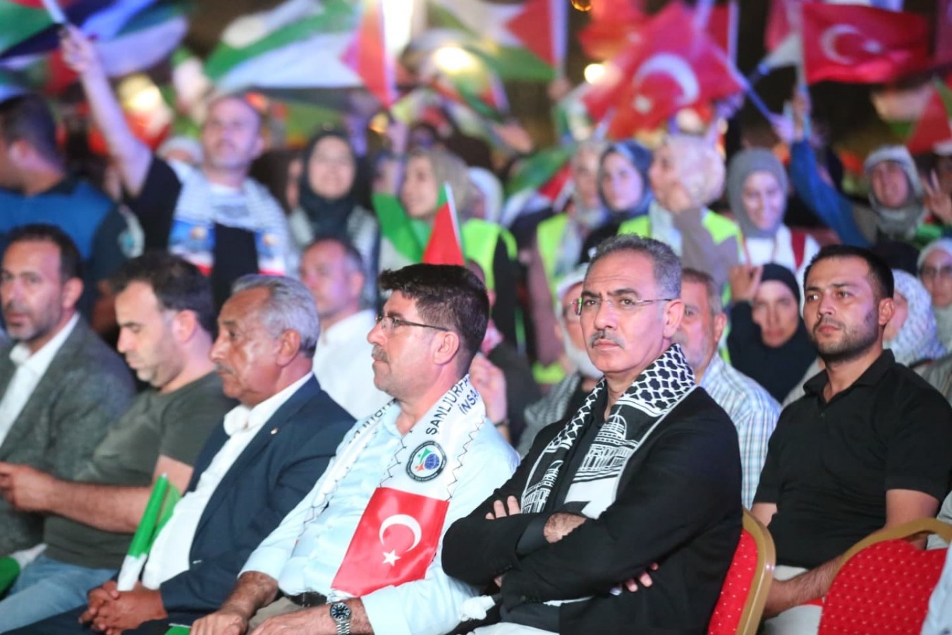 Filistin için şanlıurfa tek yürek oldu